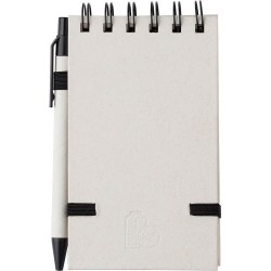 Carnet à spirale  A6 en carton recyclé - Martha Matières : carton Couleurs : blanc 2