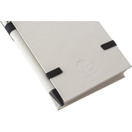 Carnet à spirale  A6 en carton recyclé - Martha Matières : carton Couleurs : blanc personnalisation rapide en France