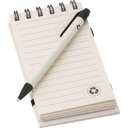 Carnet à spirale A6 en carton recyclé Martha