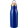 Bouteille  de 500 ml en acier inoxydable recyclé - Aline Matières : bambou Couleurs : gris objet promotionnel éco-responsable