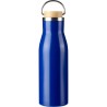 Bouteille  de 500 ml en acier inoxydable recyclé - Aline Matières : bambou Couleurs : bordeaux accessoire événementiel unique