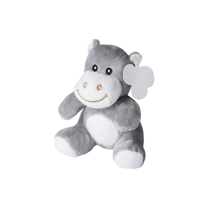 Peluche  'Hippopotame' en polyester - Eliana Matières : polyester Couleurs : multicolore personnalisable avec votre logo