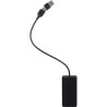 Hub personnalisé en aluminium recyclé - Accessoire High-Tech Layton Matières : alliage Couleurs : argenté impression haute défin