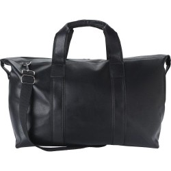Sac week-end en cuir  personnalisé - Noah Matières : cuir Couleurs : noir 2