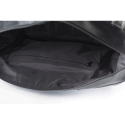 Sac week-end en cuir  personnalisé - Noah Matières : cuir Couleurs : noir cadeau entreprise pas cher