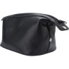 Trousse de toilette  en cuir - Flynn Matières : cuir Couleurs : noir cadeau entreprise pas cher