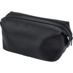 Trousse de toilette  en cuir - Flynn Matières : cuir Couleurs : noir impression haute définition