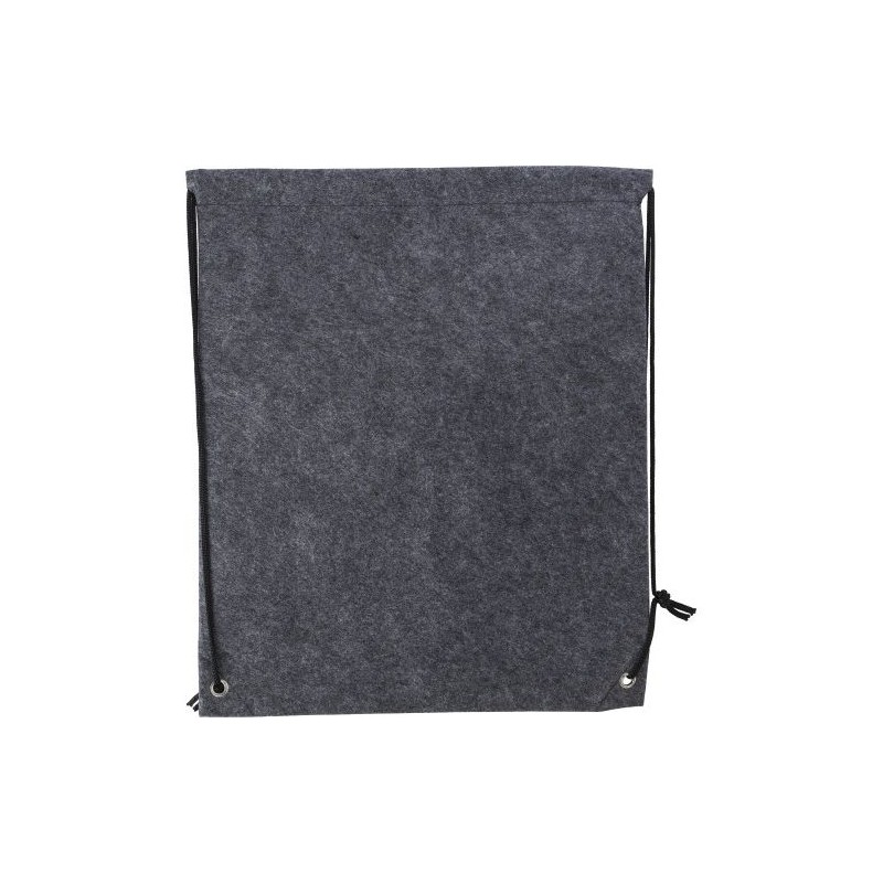 Sac à dos  en feutre rPET pratique Maya Matières : PET recyclé Couleurs : gris cadeau entreprise pas cher