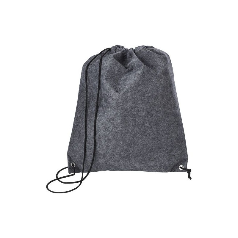 Sac à dos  en feutre rPET pratique Maya Matières : PET recyclé Couleurs : gris impression haute définition