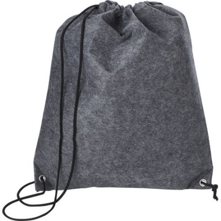 Sac à dos  en feutre rPET pratique Maya Matières : PET recyclé Couleurs : gris impression haute définition