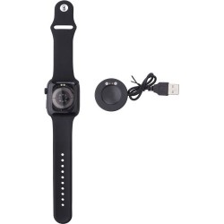Montre connectée personnalisée pas cher avec suivi de santé optimal - Asher Matières : alliage Couleurs : noir 2