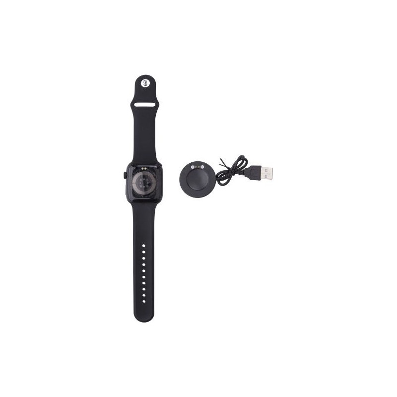 Montre connectée personnalisée pas cher avec suivi de santé optimal - Asher Matières : alliage Couleurs : noir personnalisable a