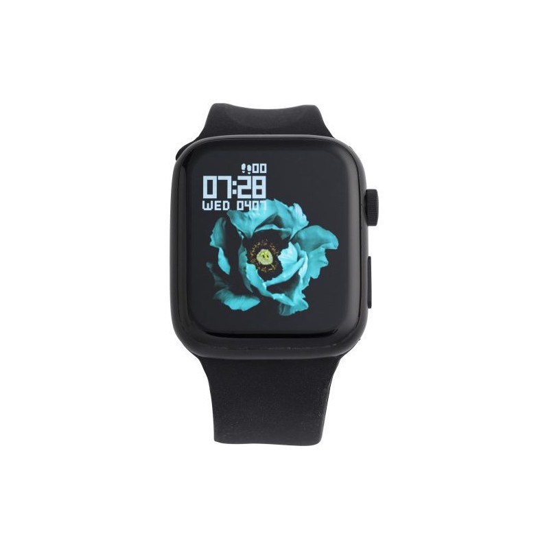 Montre connectée personnalisée pas cher avec suivi de santé optimal - Asher Matières : alliage Couleurs : noir impression haute 