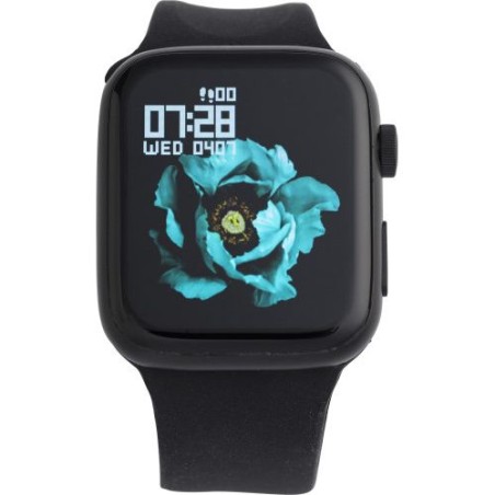 Montre connectée personnalisée pas cher avec suivi de santé optimal - Asher Matières : alliage Couleurs : noir impression haute 