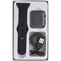 Montre connectée personnalisée pas cher avec suivi de santé optimal - Asher Matières : alliage Couleurs : noir objet promotionne