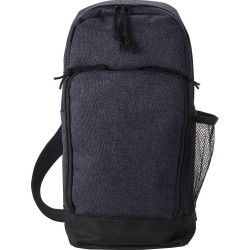 Sac bandoulière en polyester personnalisable - Brandon Matières : alliage Couleurs : gris goodies publicitaire événementiel