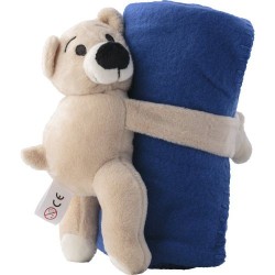 Peluche 'Ours' Douce avec Couverture Polaire Personnalisée Owen goodies publicitaire événementiel