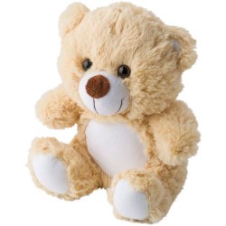 Peluche Éco-responsable 'Ours' Personnalisée en rPET - Samuel Matières : coton Couleurs : brun impression haute définition