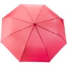Parapluie pliable  en rPET - Teodora Matières : bambou Couleurs : rouge goodies personnalisé en stock