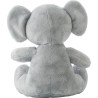 Peluche Éléphant Personnalisée - Jessie, Cadeau Idéal Matières : polyester Couleurs : gris personnalisable avec votre logo