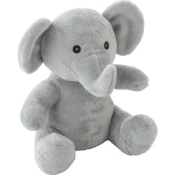 Peluche Éléphant Personnalisée - Jessie, Cadeau Idéal Matières : polyester Couleurs : gris goodies publicitaire événementiel