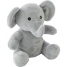 Peluche Éléphant Personnalisée - Jessie, Cadeau Idéal Matières : polyester Couleurs : gris goodies publicitaire événementiel