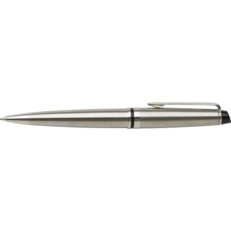 Stylo bille en acier inoxydable élégant Waterman Expert Matières : métal Couleurs : noir cadeau collaborateur premium