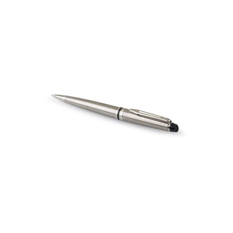 Stylo bille en acier inoxydable élégant Waterman Expert Matières : métal Couleurs : argenté marquage couleur éclatante