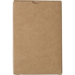 Jeu de cartes s en carton recyclé de 54 cartes - Andreina Matières : kraft Couleurs : brun goodies publicitaire événementiel