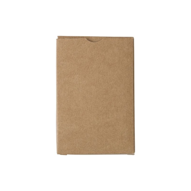 Jeu de cartes s en carton recyclé de 54 cartes - Andreina Matières : kraft Couleurs : brun goodies publicitaire événementiel
