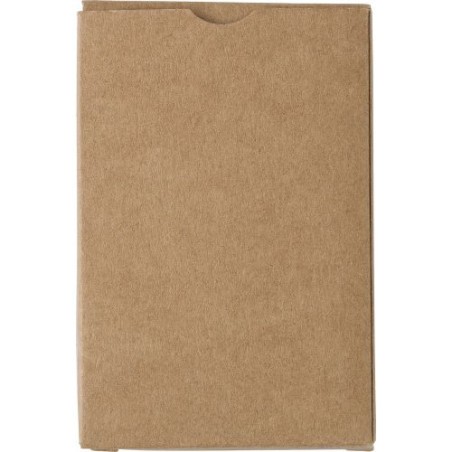 Jeu de cartes s en carton recyclé de 54 cartes - Andreina Matières : kraft Couleurs : brun goodies publicitaire événementiel