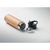 Bouteille isotherme double paroi en bambou 450ml personnalisée NANDA Matières : acier inoxydable Couleurs : bois impression haut