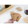 Jeu de cartes s en carton recyclé de 54 cartes - Andreina Matières : kraft Couleurs : brun livraison express 24h 48h