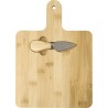 Set de Fromage Éco-responsable en Bambou - Jelena Matières : bambou Couleurs : brun personnalisable avec votre logo