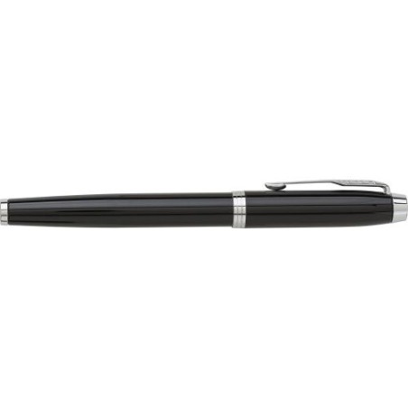 Stylo Bille Élégant Personnalisé pas cher - Roller Parker IM Matières : métal Couleurs : noir personnalisable avec votre logo