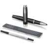 Stylo Bille Élégant Personnalisé pas cher - Roller Parker IM Matières : métal Couleurs : noir cadeau entreprise pas cher