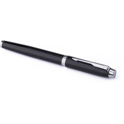 Stylo Bille Élégant Personnalisé pas cher - Roller Parker IM Matières : métal Couleurs : noir impression haute définition