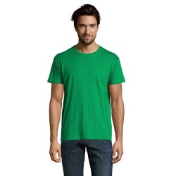 T-Shirt Homme 190g Publicitaire IMPERIAL Matières : coton Taille textile : XXL Couleurs : vert prairie impression logo haute qua