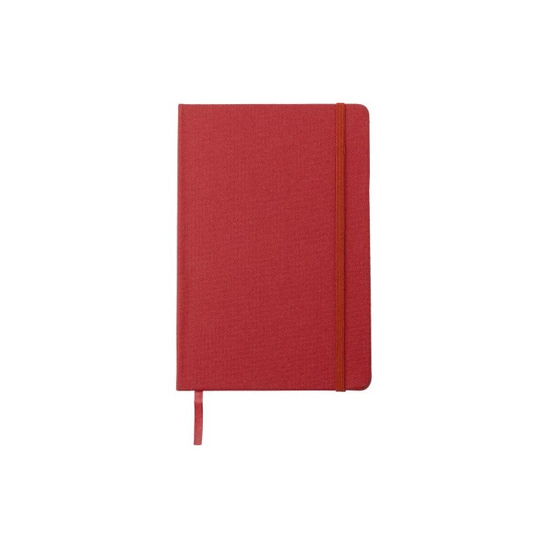 Carnet A5  en rPET personnalisé - Samira Matières : papier Couleurs : rouge