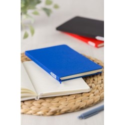 Carnet A5  en rPET personnalisé - Samira Matières : papier Couleurs : rouge objet promotionnel éco-responsable