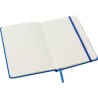 Carnet A5  en rPET personnalisé - Samira Matières : papier Couleurs : bleu personnalisable avec votre logo
