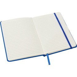 Carnet A5  en rPET personnalisé - Samira Matières : papier Couleurs : noir cadeau entreprise pas cher