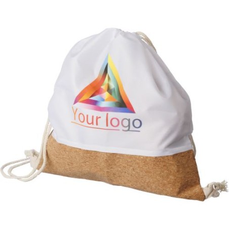 Sac à dos écologique Elodie en rPET et liège Personnalisé