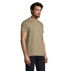 T-Shirt Homme 190g Publicitaire IMPERIAL Matières : coton Taille textile : M Couleurs : kaki accessoire événementiel unique