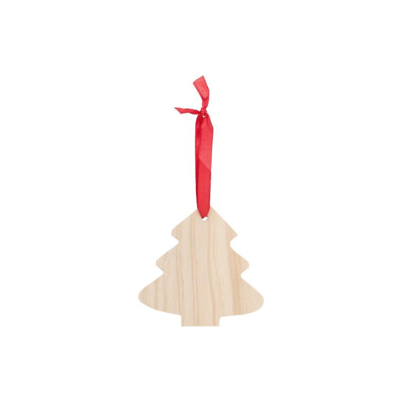 Décoration de Noël en bois personnalisée - Arbre Imani personnalisable avec votre logo