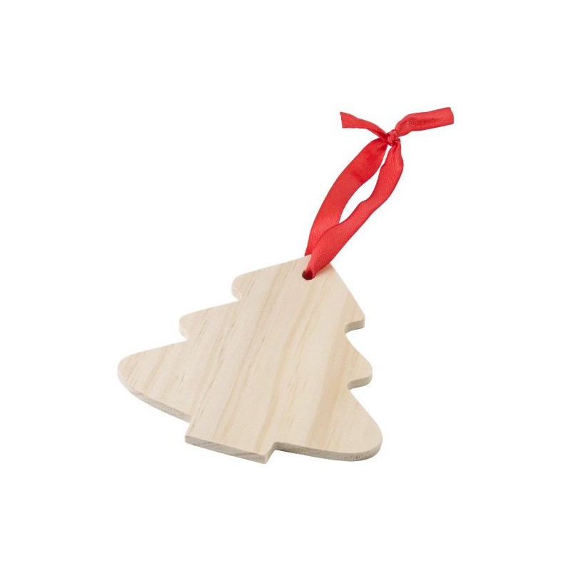 Décoration de Noël en bois personnalisée - Arbre Imani cadeau entreprise pas cher