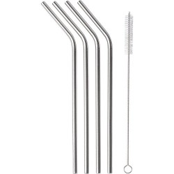 4 Pailles en Acier Inoxydable Rudy - Écologiques et Pratiques 2