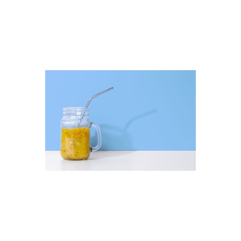 4 Pailles en Acier Inoxydable Rudy - Écologiques et Pratiques