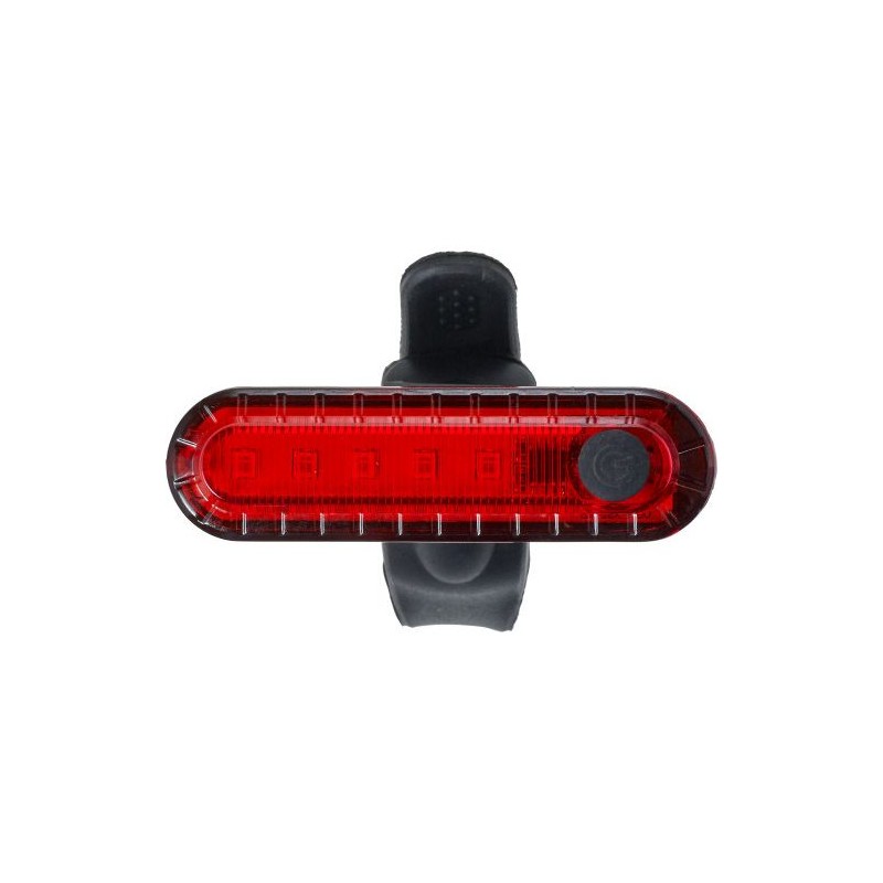 Lampe rechargeable en ABS pour vélo - Priska Matières : plastique Couleurs : rouge