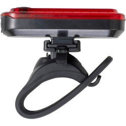 Lampe rechargeable en ABS pour vélo - Priska Matières : plastique Couleurs : rouge 2